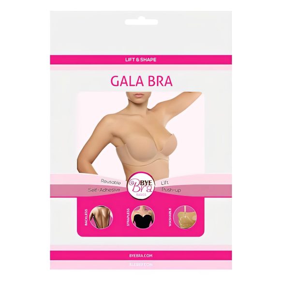 Bye Bra Gala C - usynlig push-up BH (nude)