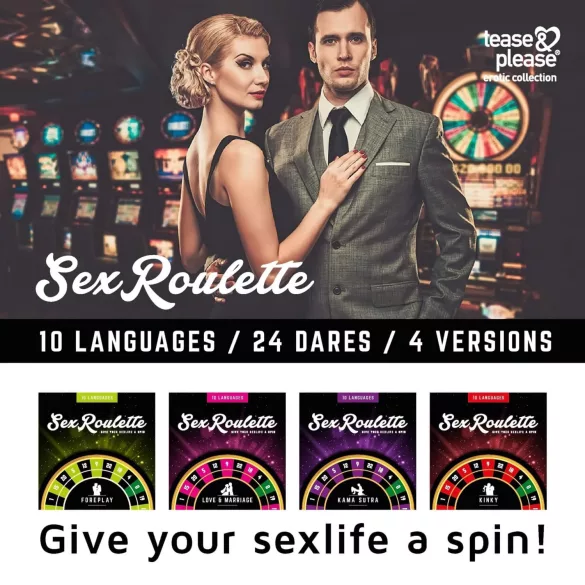 Sex Roulette Kinky - erotisk brettspill (på 10 språk)