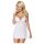 Obsessive 810-BAB-2 - blonder babydoll og truse (hvit) - L/XL