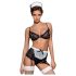 Obsessive Maidme - stuepike kostymesett (6 deler) - L/XL