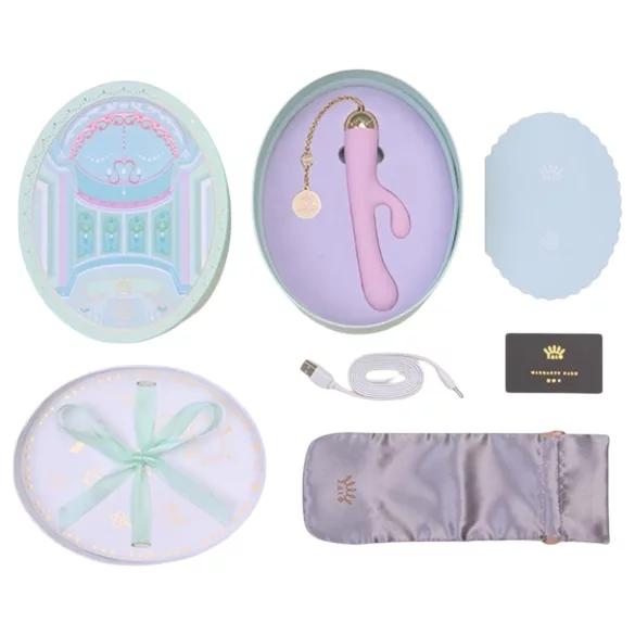 ZALO Ichigo Rabbit - app-styrt luksusvibrator (lilla)