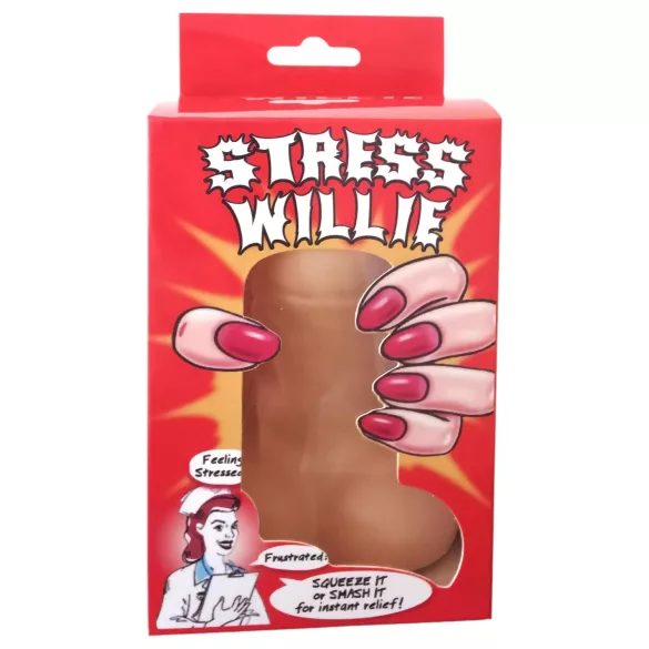 Spencer & Fleetwood - Stress Willie - stressball - liten penis (naturlig)