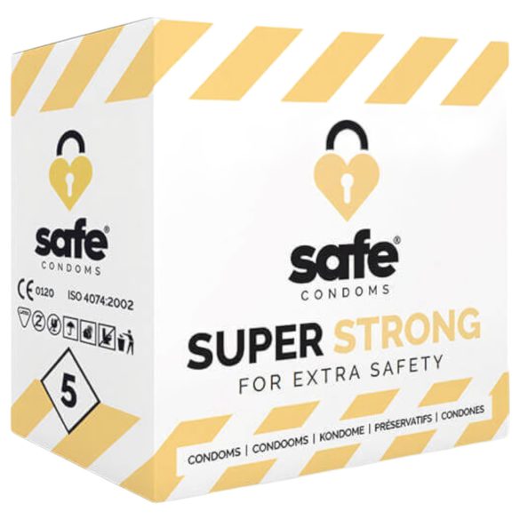 SAFE Super Strong - ekstra sterk kondom (5 stk)