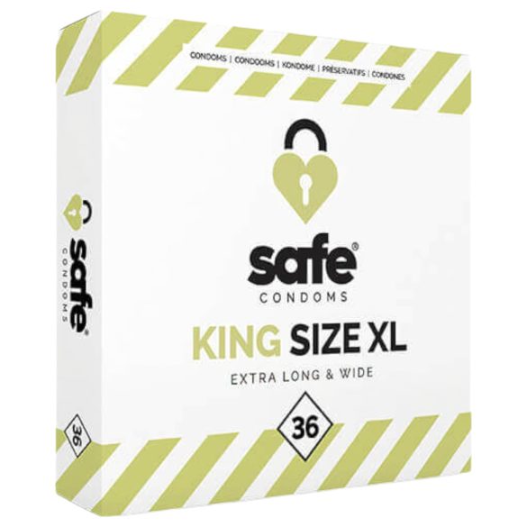 SAFE King Size XL - ekstra stor kondom (36 stk)