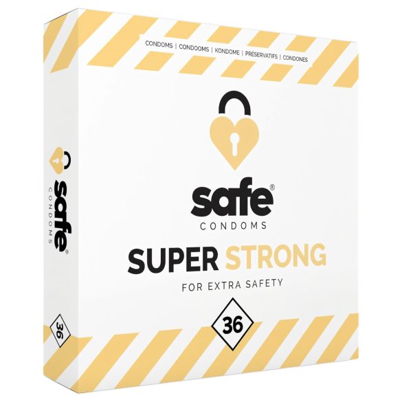SAFE Super Strong - ekstra sterke kondomer (36 stk)