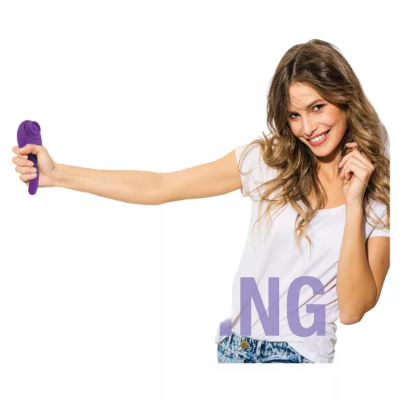 FEELZTOYS Femmegasm - oppladbar 2-i-1 klitorisvibrator (lilla)