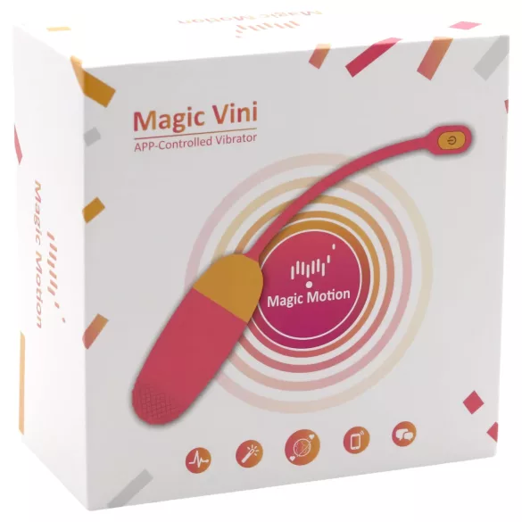 Magic Motion Vini - smart, oppladbart vibrasjonsegg (oransje)