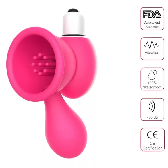 Aixiasia Bobo - brystpumpevibrator (rosa)