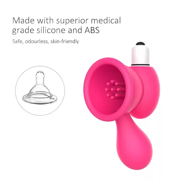 Aixiasia Bobo - brystpumpevibrator (rosa)