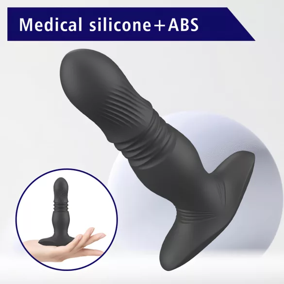 Aixiasia Roy - oppladbar, trådløs analvibrator (svart)
