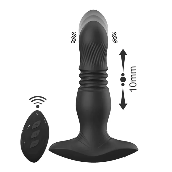 Aixiasia Roy - oppladbar, trådløs analvibrator (svart)