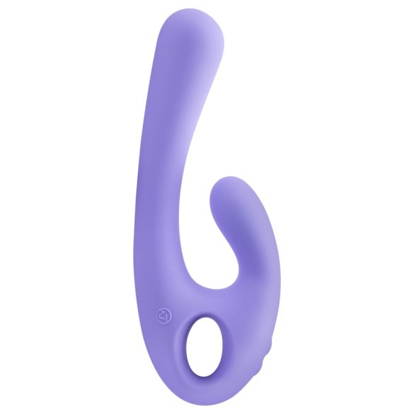 Nomi Tang Flex Bi - oppladbar vibrator med klitorisstimulator (lilla)
