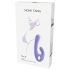 Nomi Tang Flex Bi - oppladbar vibrator med klitorisstimulator (lilla)