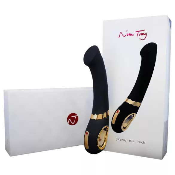 Nomi Tang Getaway Plus 2 - oppladbar G-punkt vibrator (svart-gull)