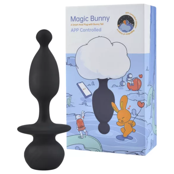 Magic Motion Bunny - smart analvibrator med kaninhale (hvit)