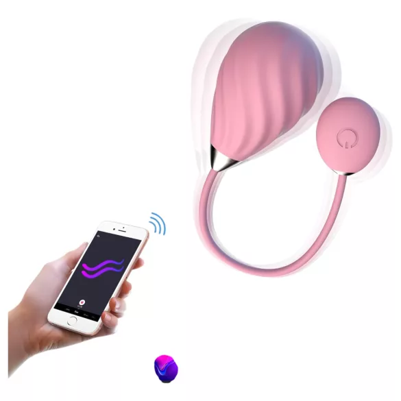 Magic Motion Sundae - smart, oppladbar vibrasjonsegg (rosa)
