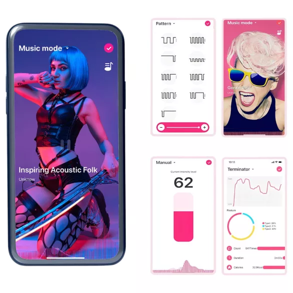 Magic Motion - parvibrator sett (rosa-grønn)