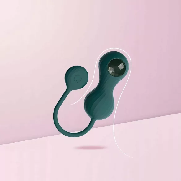 Magic Motion Crystal Duo - smart geishakule-sett (grønn)