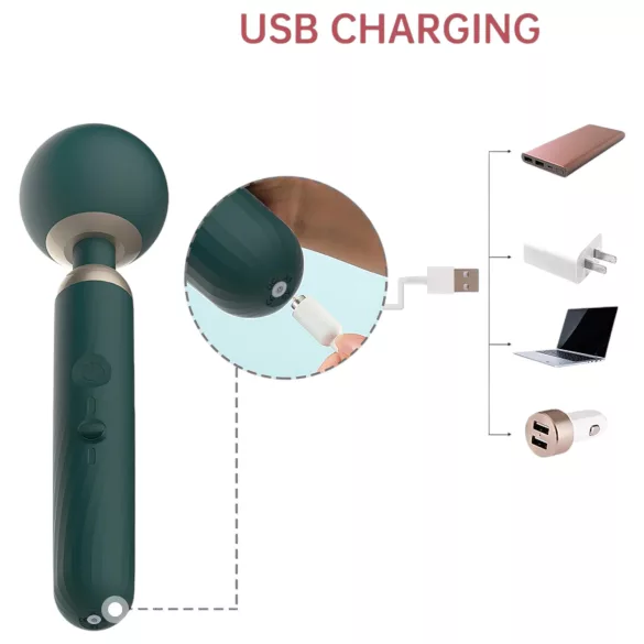Magic Motion Zenith - App-styrt massasjonsvibrator (grønn)