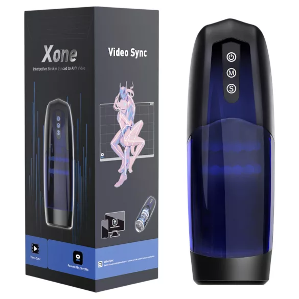 Magic Motion Xone - App-styrt masturbator for menn (blå)