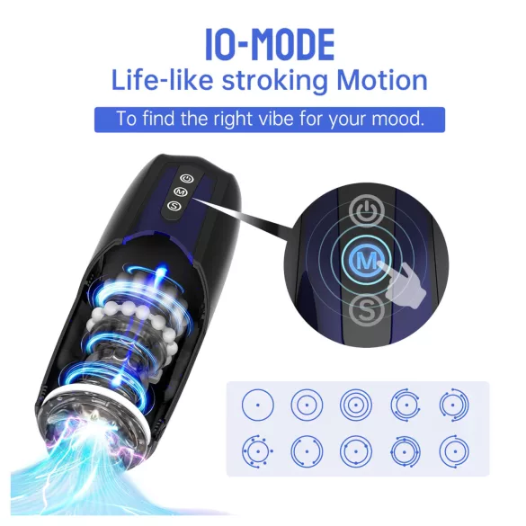 Magic Motion Xone - App-styrt masturbator for menn (blå)