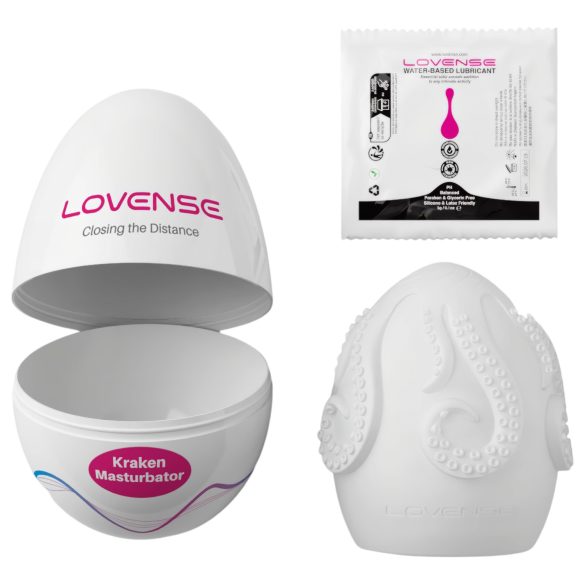 LOVENSE Kraken - eggmasturbator - 1stk (hvit)