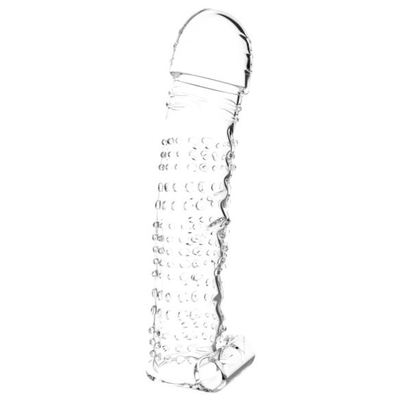 Lonely - vibrerende pigget penishylse (gjennomsiktig)