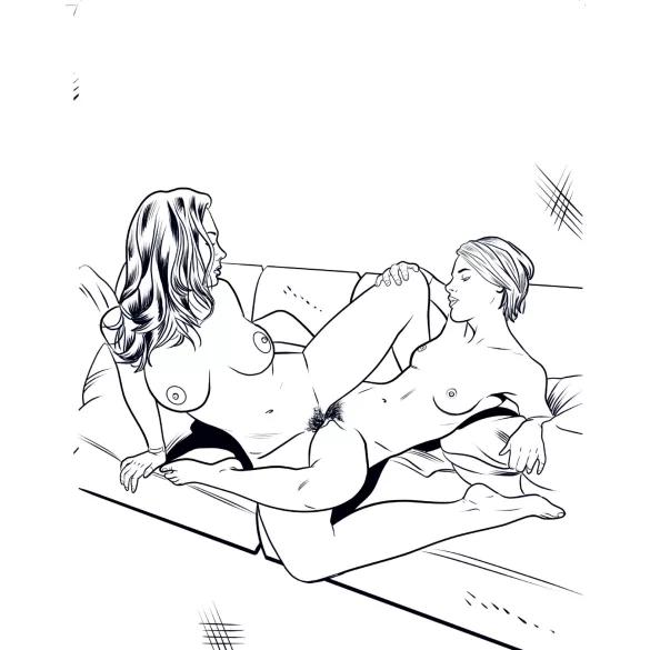 WoodRocket - Lesbisk porno fargebok for voksne