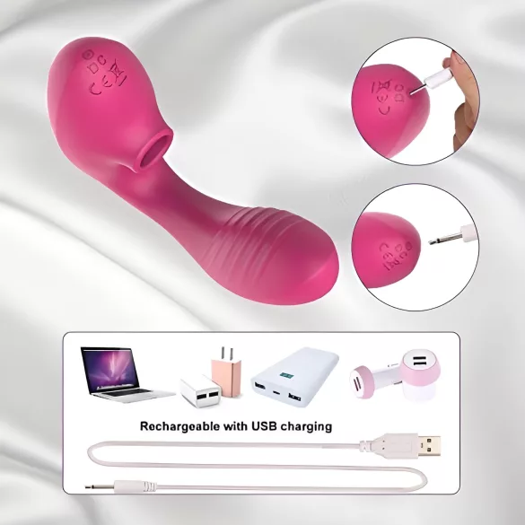 Tracy's Dog OG - G-punkt vibrator og klitorisstimulator (rosa)